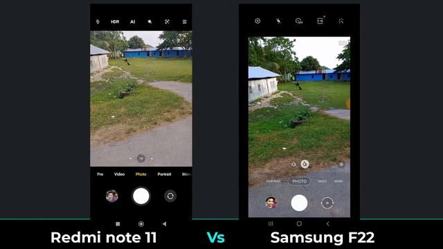 samsung f22 vs redmi note 11  | galaxy f22 vs Note11 camera review