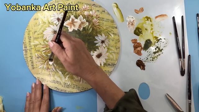 Idea Para Pintar Flores Fáciles / Tutorial Para Principiantes