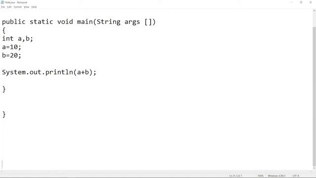 How to run java program in command prompt