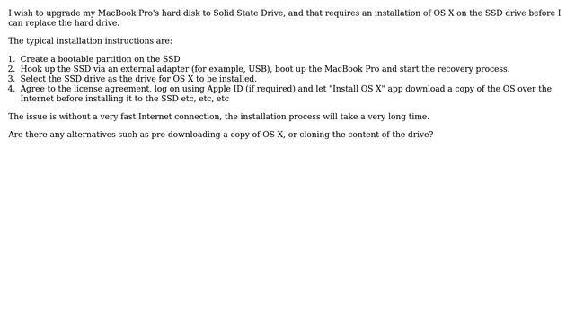 Apple: How to install OS X Mountain Lion without an Internet connection?