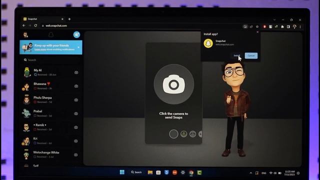 How to Open Snaps on Snapchat Web !