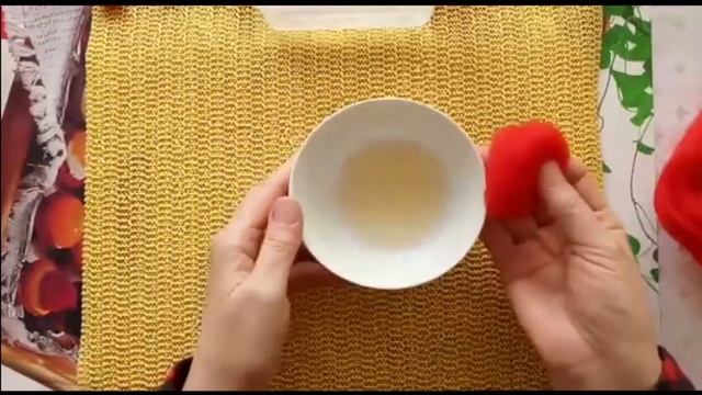 Видео-урок "Изготовление бус из шерсти"