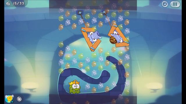 Cut the Rope 2 - Level 92 (3 stars, 33 fruits, 1 star)