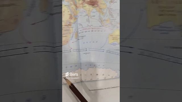 Континенты на карте мира