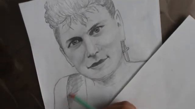 Портрет карандашом. Юра Хой