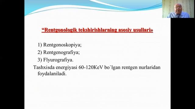 Ionlovchi nurlanishlar Rentgen nurlarining tibbiyotda qo`llanilishi