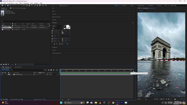 16. Import your render into after effects