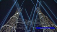 Две новогодние световые инсталляции появились на нижегородской Стрелке