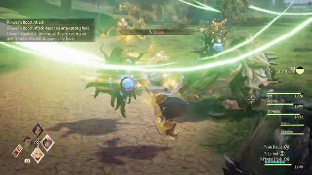 Tales Of Arise Demo - Rinwell Mage User Skill Showcase Gameplay