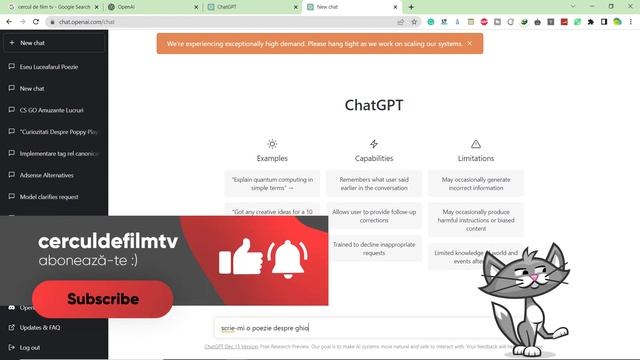 CHAT GPT: Cum faci GRATUIT un REFERAT, ESEU, ARTICOL, CARACTERIZARE în 3 MINUTE cu chatul A.I.