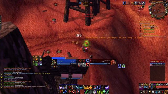 WoW TBC Classic - EU Gandling second day questing (2/6/2021)