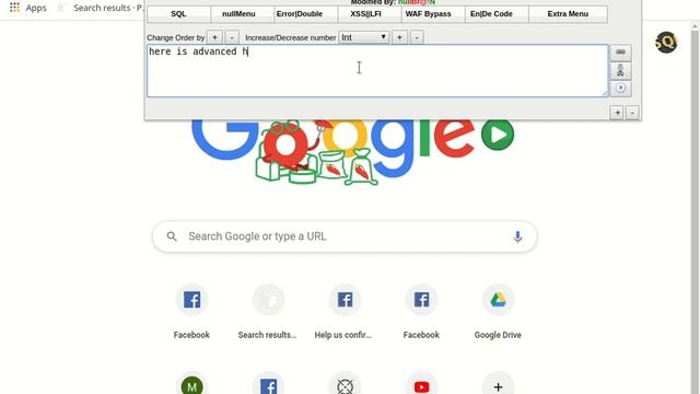 Advanced HackBar for Google Chrome as Like Mozilla Hackbar