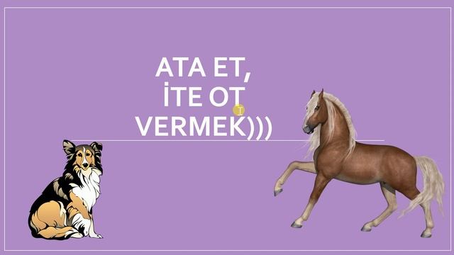 Глагол Давать VERMEK  Турецкий для начинающих