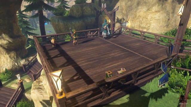 Zelda Breath of the Wild - Tarrey Town From The Ground Up Sidequest Unlocks Secret Shop!