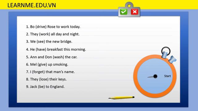 Intermediate Grammar | Present Perfect Practice | Video 1