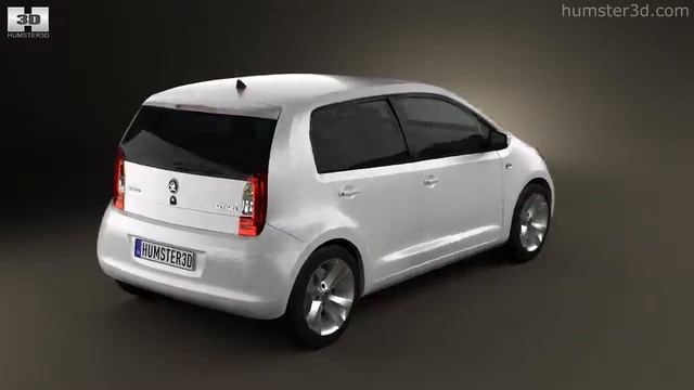 Skoda Citigo 5-door 2013 by 3D model store Humster3D.com