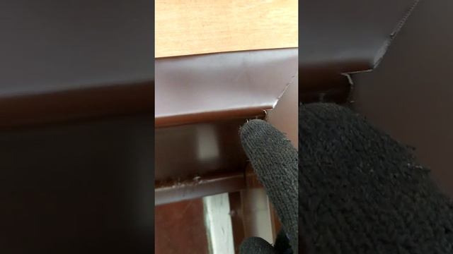 откосы металлические как правильно установить