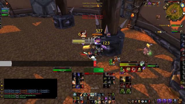 WoW TBC in 4k - 2v2 S2 Arena - Arms Warrior + Resto Druid vs Rogue + Druid / Warlock / Mage