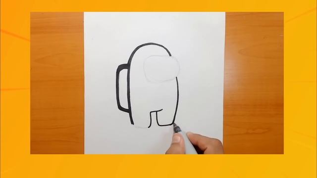 Como dibujar paso a paso a AMONG US - How to Draw Among US Characters