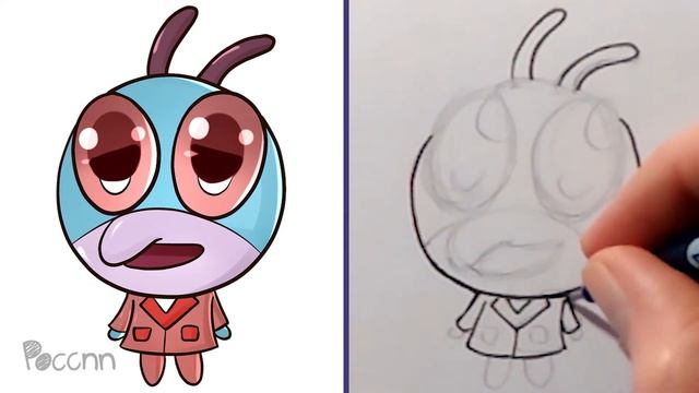 Cómo dibujar a Gonzo Chibi Los Muppets