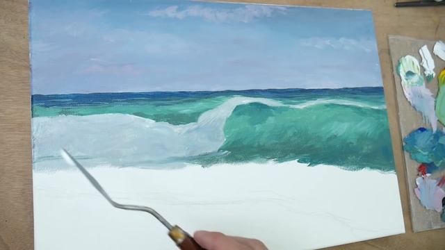 Acrylic Seascape Painting