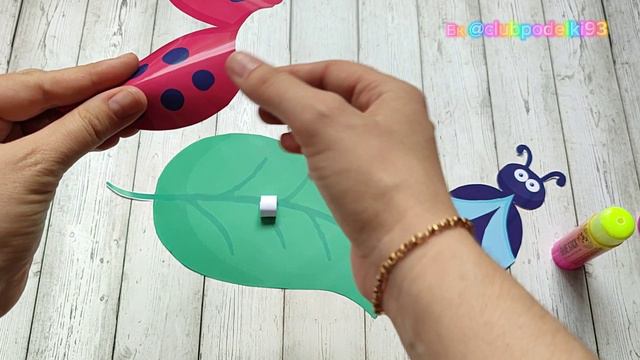 Поделка своими руками Аппликация из бумаги
