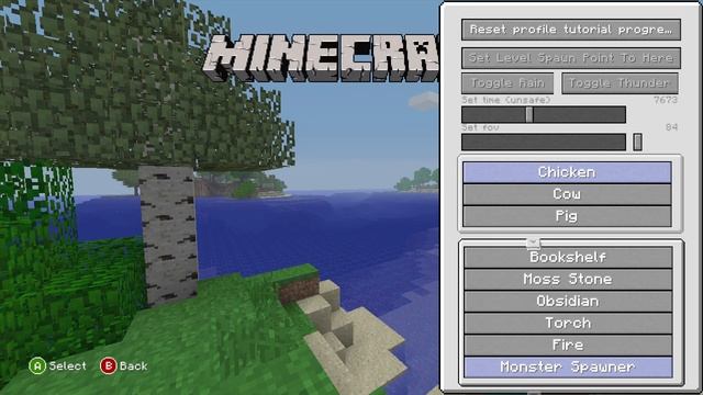 Minecraft Xbox 360 Edition: Beta Gameplay With Debug Mode
