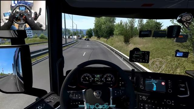 Insane 5 Trailer Road Train For Umbrella Corporation - Euro Truck Simulator 2 - Logitech G29 Setup
