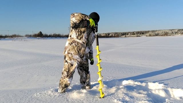 Испытание шуруповерта с АлиЭкспресс бурение льда в паре с ледобуром айсберг