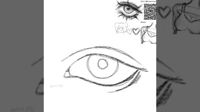 рисую глаз (1ч.) #artfly#рекомендации#art#популярное#drawing#рисование#рисунок#ибиспаинт#ibispaintx