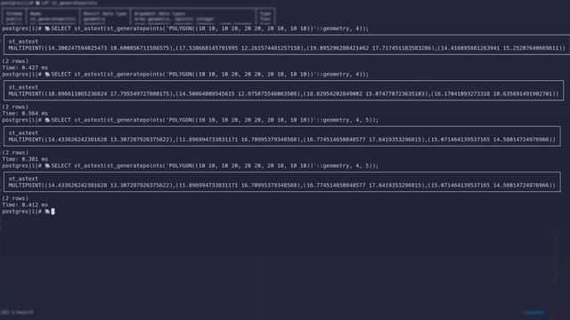 PostGIS Function of the Week  Episode 9  st_generatepoints