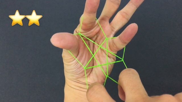 How to make a rubber band star, double stars, and triple stars with 1 rubber band trick.