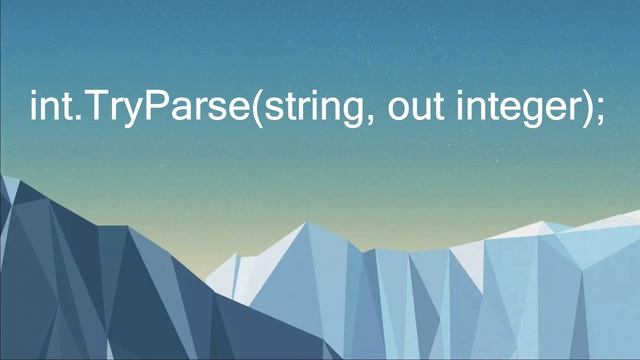 12. Convert string to integer - int.TryParse - Game Development Course Using Unity and c