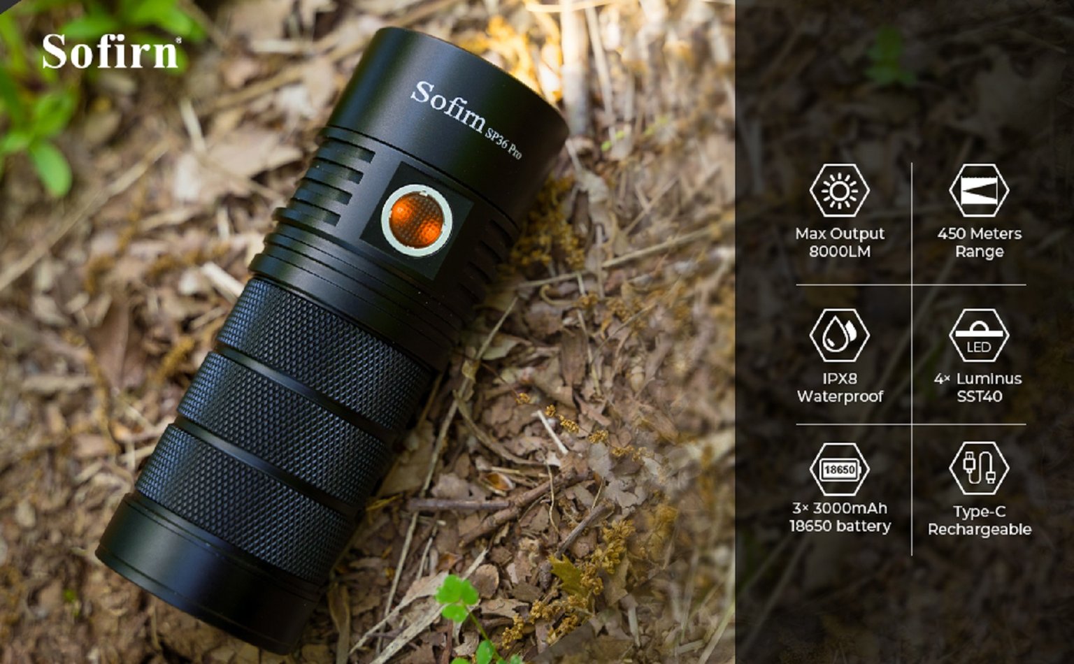 Небольшой обзор фонарика Sofirn SP36 PRO