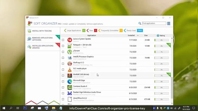Use Soft Organizer Pro License Key To Get Rid Of Unwanted Software/Apps With Leftovers Completely