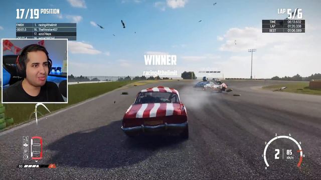 محاكي تدمير السيارات لعبة مجانية على بلاستيشن  | WreckFest