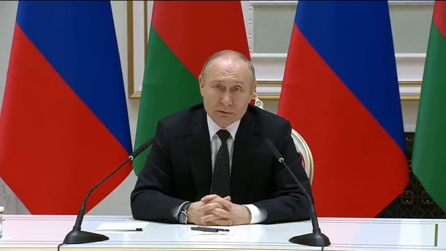 Мир с Украиной, ядерные учения. Путин и Лукашенко провели пресс-конференцию.mp4