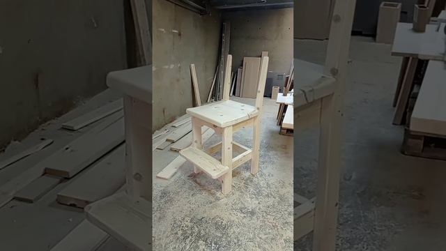 Деревянный барный стул своими руками