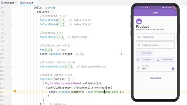 3.7 - Create A Form In Flutter With Form Validation - Flutter 2023