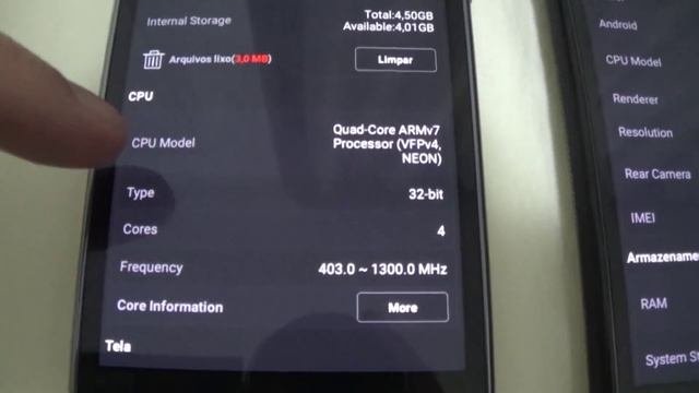 Samsung Galaxy J2 e Samsung Galaxy J5 - Antutu Benchamark - Português