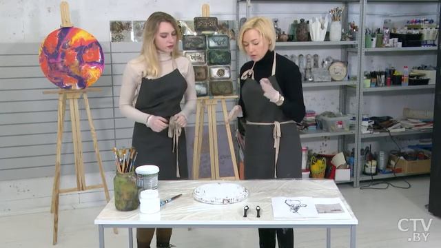Делаем состаренный поднос  Мастер класс декоратора