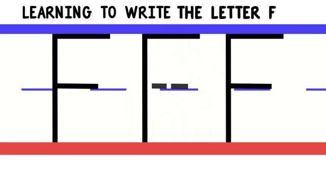 Write the Letter F