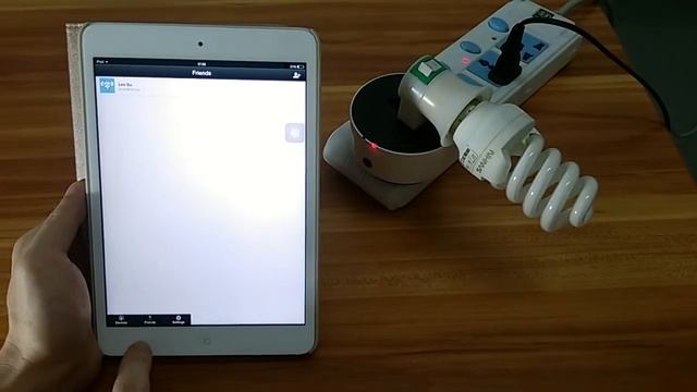 iOS  wifi socket operated on iPad Mini 2