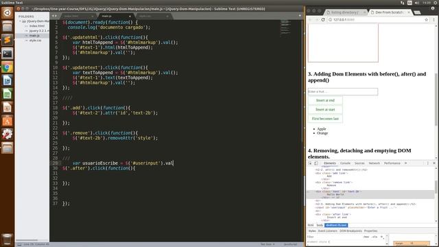 modificando el DOM con JQuery una libreria de javascript
