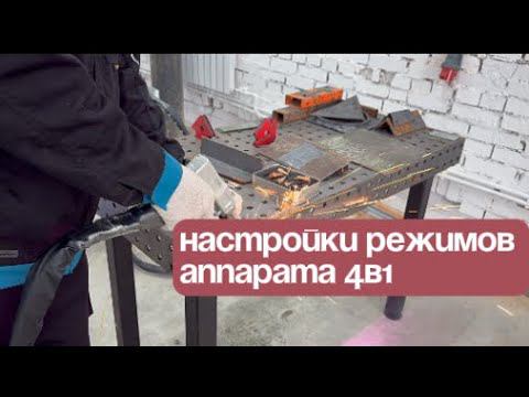 Настройка режимов аппарат 4в1