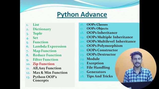 Python Advance Tutorial In Hindi