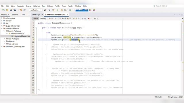 IP Address and Java InetAddress class - How to get IP Address from website Host Name with example