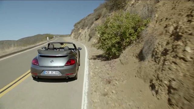 VW Beetle Convertible running footage