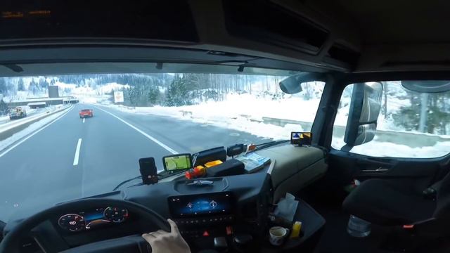 Türkiye’de ilk pov çekim Tır tanıtımı. Yeni ACTROS 1848 L tanıtım ve Avusturyada yolculuk.