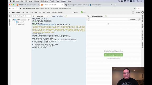 How to use AWS Cloud9 for Ruby on Rails development